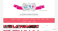 Desktop Screenshot of euqueroajudarcuritiba.com