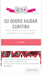 Mobile Screenshot of euqueroajudarcuritiba.com